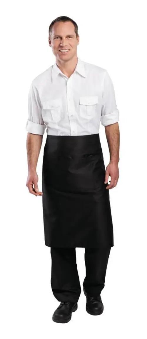 Pack 5 Mandiles Clásicos De Cocina O Salón Negro