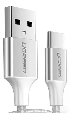 Cable Usb-c A Usb-a Ugreen 3a 2 Metros Reforzado Us288 Blanco