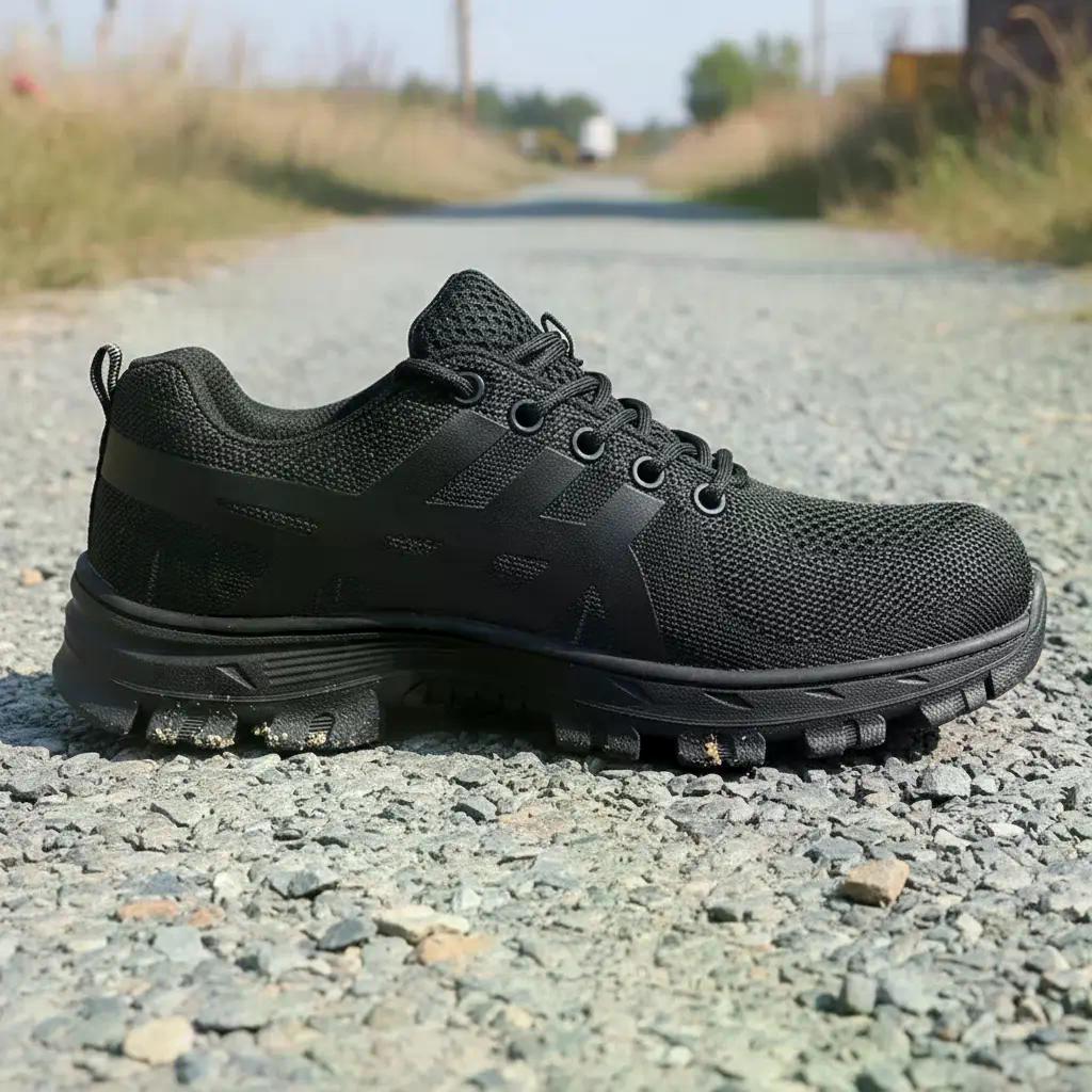 Zapatilla De Seguridad Urbana Punta De Acero Antideslizante