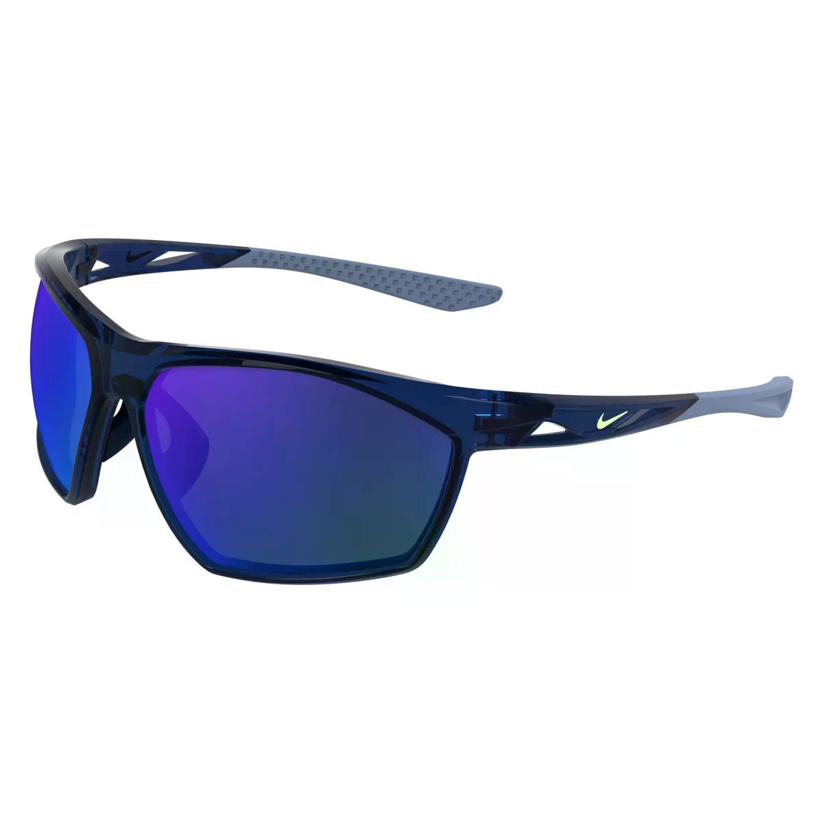 Lentes De Sol Nike Windtrack Heat Espejados Azul Marino
