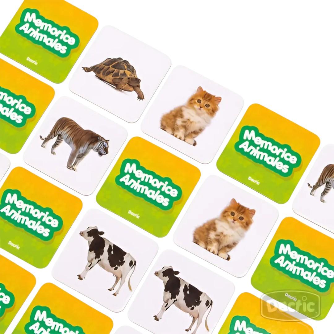 Juego de Mesa Memorice Animales Carton Dactic