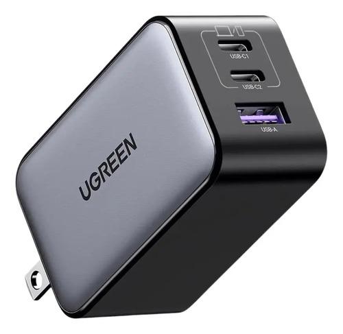 Ugreen 10334 Cd244 Cargador Rapido De Celular 65w Nexode Color Gris