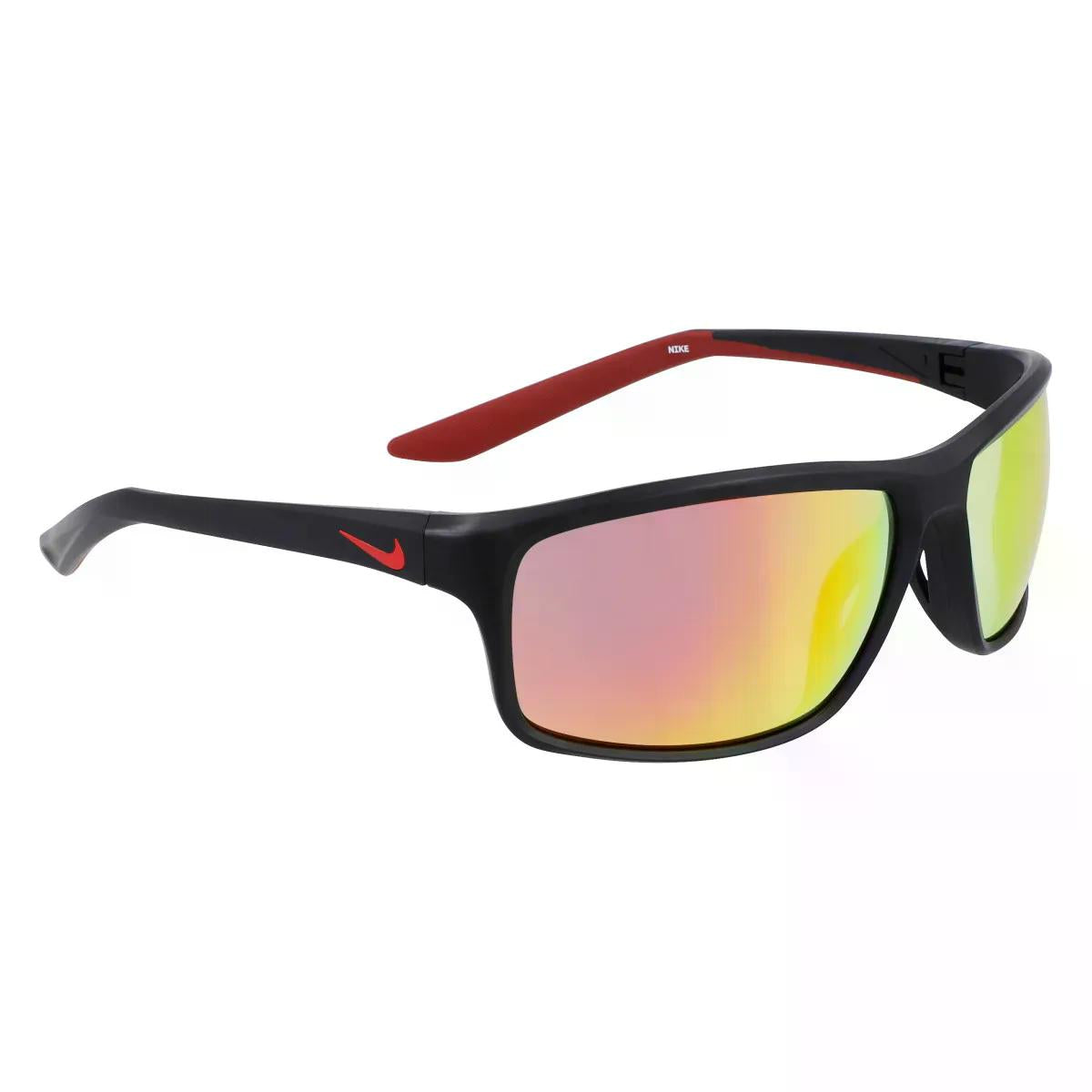 Lentes De Sol Nike Adrenaline 22 Espejados Negro Mate