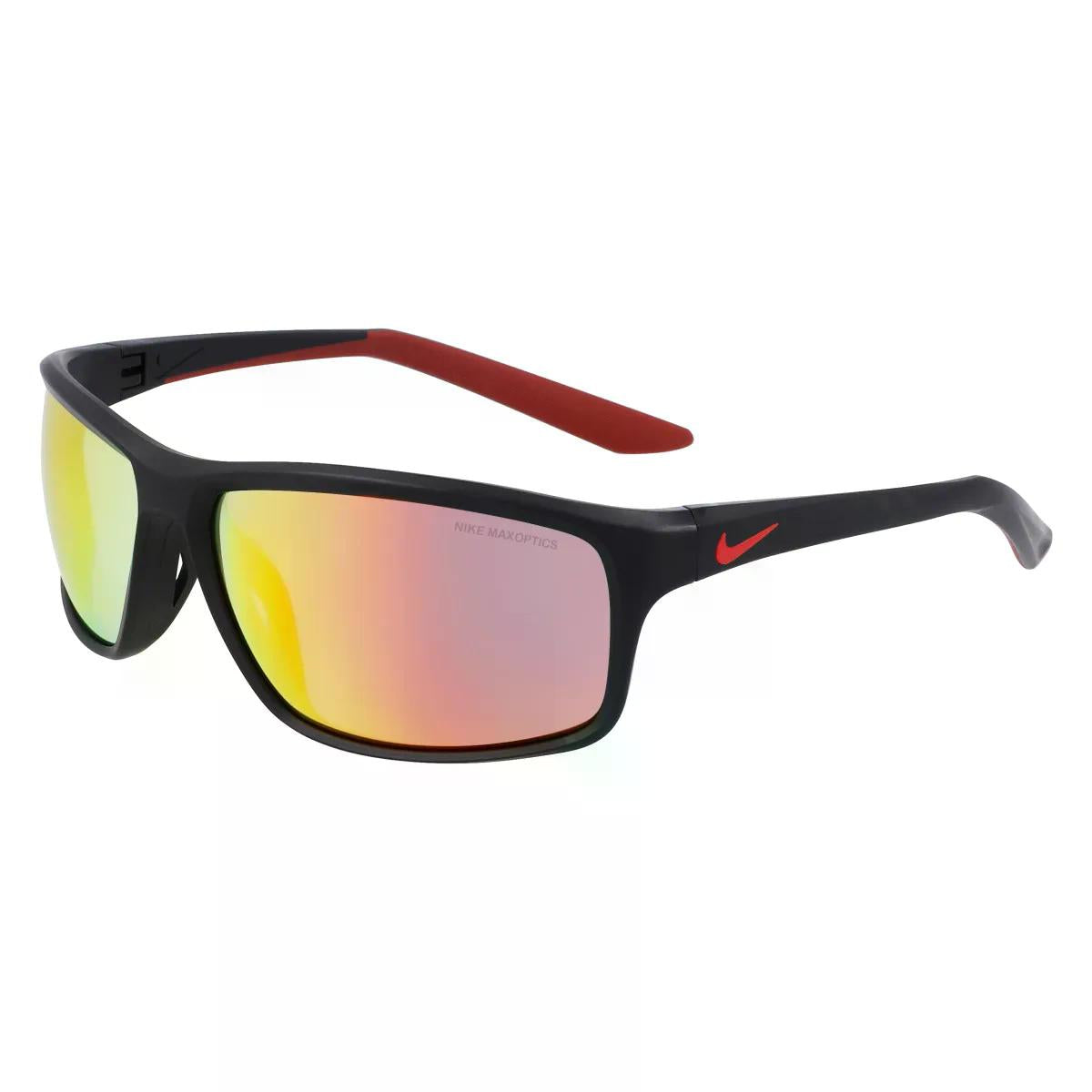 Lentes De Sol Nike Adrenaline 22 Espejados Negro Mate