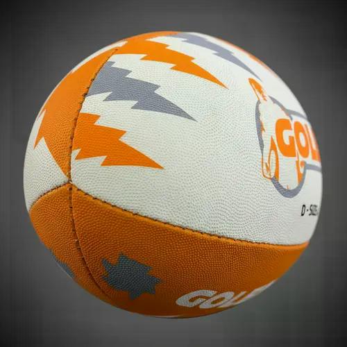 Pelota De Rugby Golem Tamaño 4 - Alta Duración Naranja