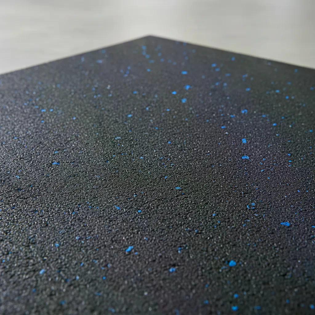 Piso Caucho Gimnasio Alto Trafico 100x100cmx15mm