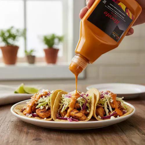 Salsa De Rocoto Sabor Peruano 370 Gr Botella Plástica