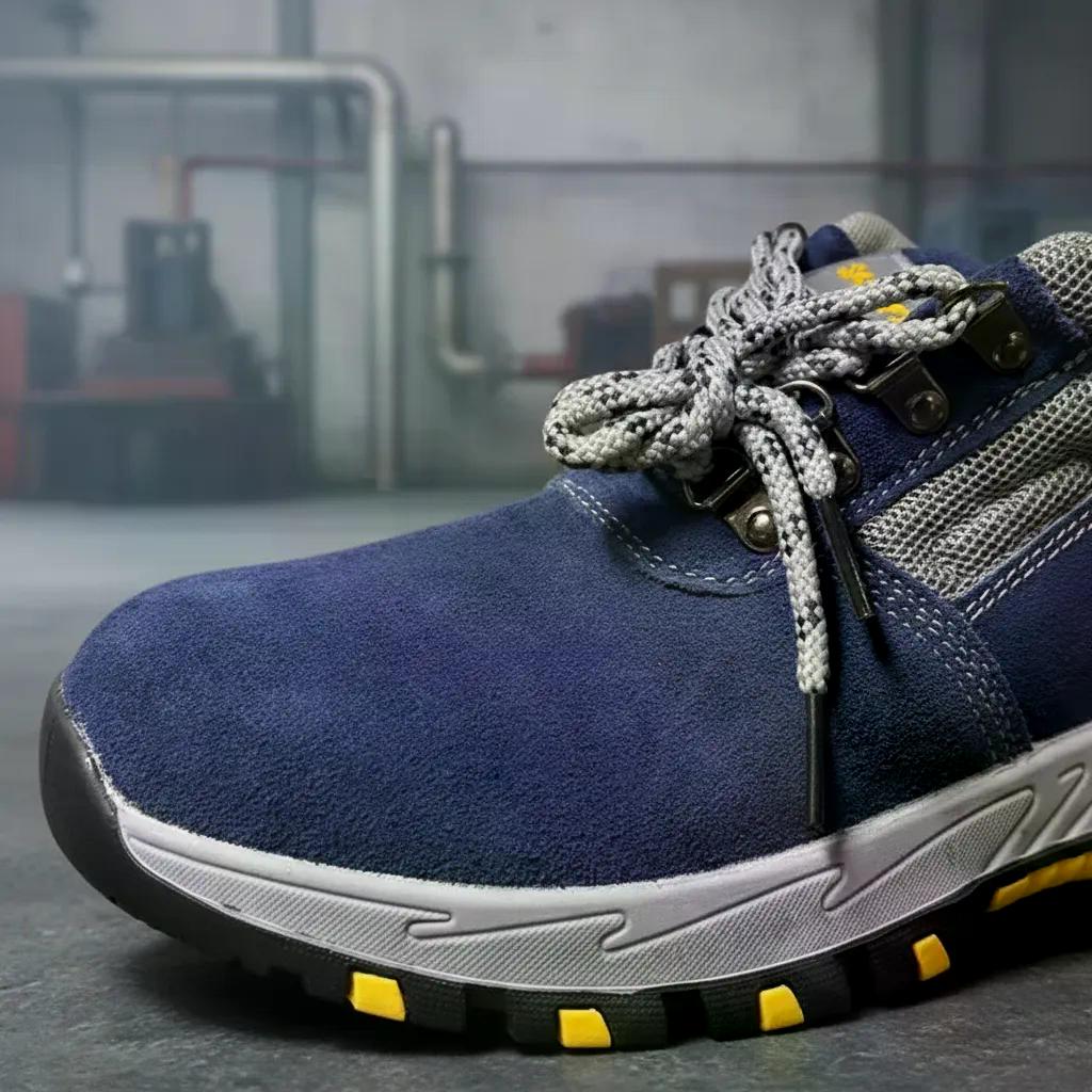 Zapatos De Seguridad Punta De Acero Trabajo Unisex