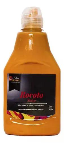 Salsa De Rocoto Sabor Peruano 370 Gr Botella Plástica