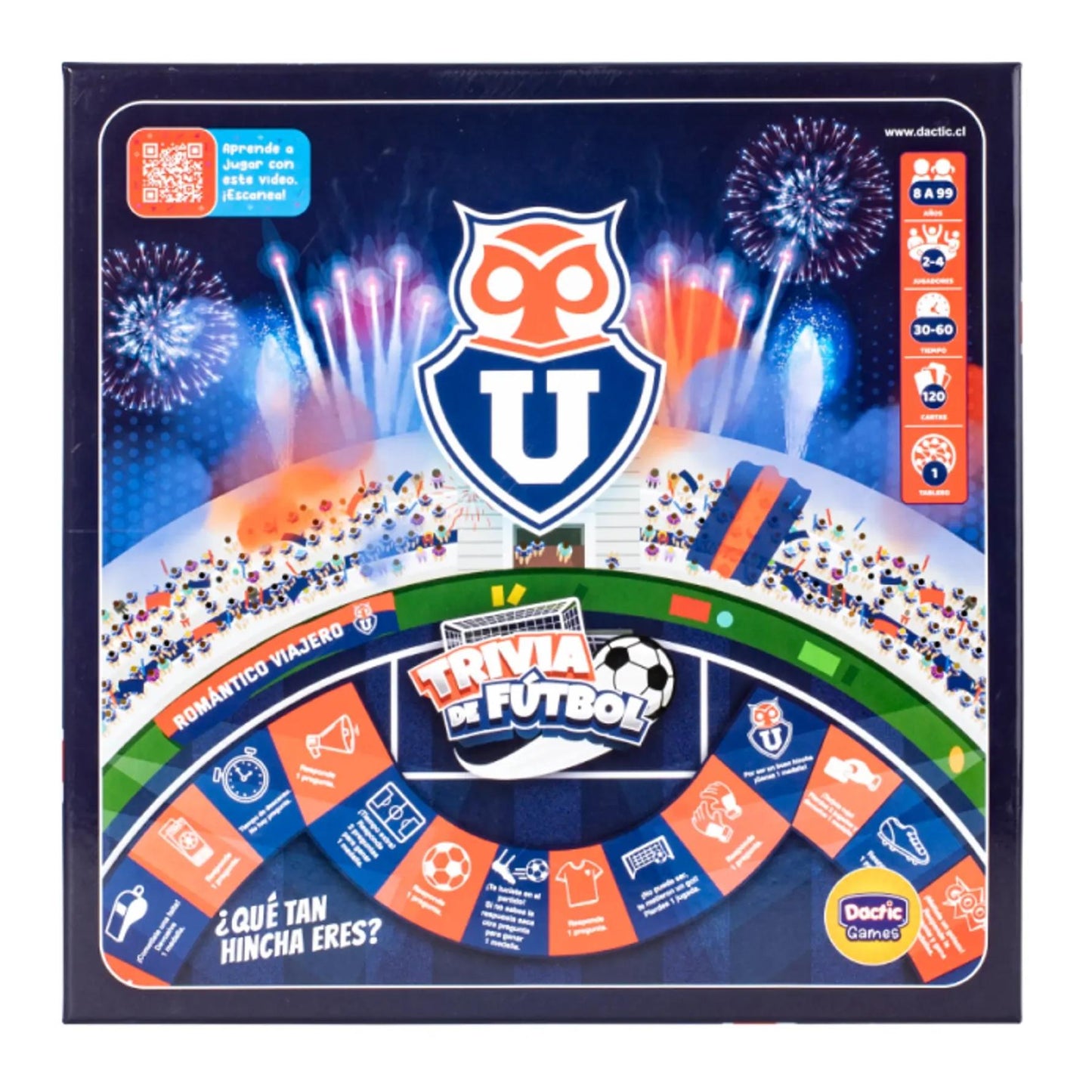 Juego de Mesa Trivia De Fútbol Universidad De Chile Dactic