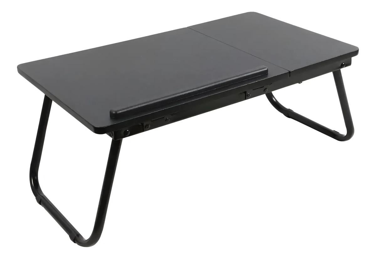 Mesa Plegable Elevable Notebook Para Cama O Sofá Negro