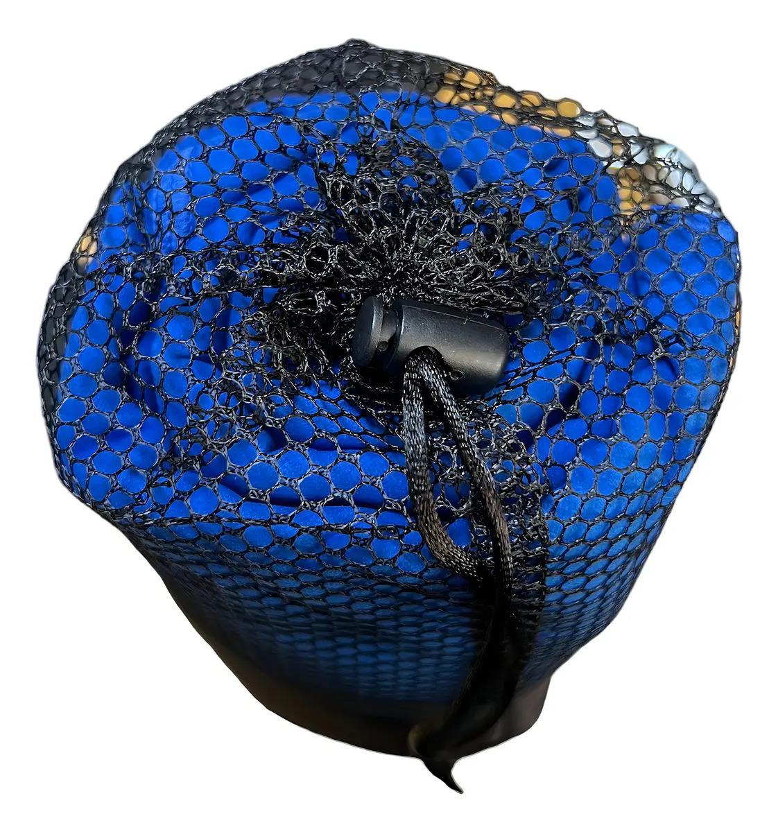 Pack 6 Toallas Microfibra Secado Rápido Viaje Gym Azul