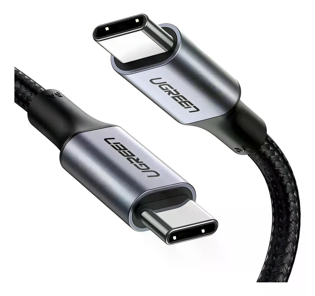 Cable Ugreen Carga Rapida Entrada Usb Tipo C 100w 1 Metro Negro