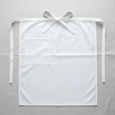 Pack 10 Mandiles Clásicos De Cocina Blanco