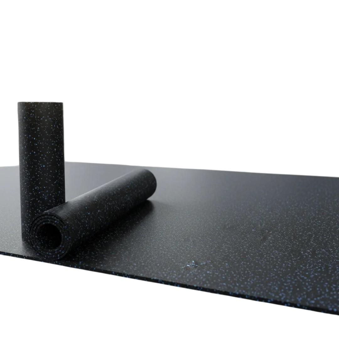 Piso Caucho Rollo Gimnasio 10 Metros Ancho 2 mm
