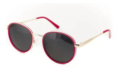 Lentes Anteojos De Sol Ondeck Napoles By Sabrina Sosa Napoles Rojo Negro Dorado