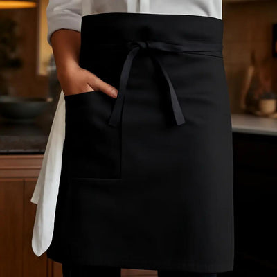 Pack 10 Mandiles Clásicos De Cocina O Salón Negro