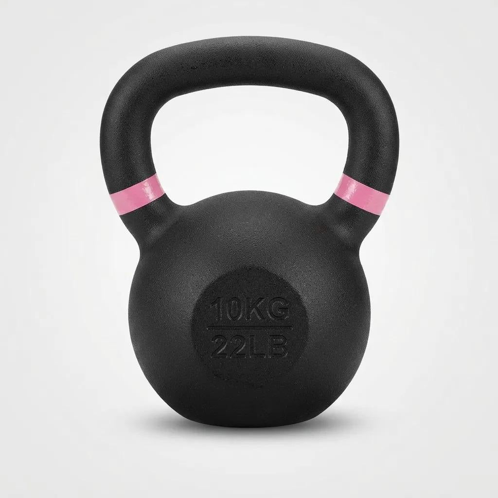 Kit Entrenamiento Funcional Kettlebell 10kg + Slam Ball 8kg Negro