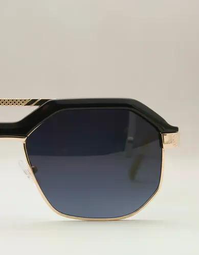 Lentes Anteojos De Sol Ondeck Portofino By Sabrina Sosa Porto Fino Negro Dorado