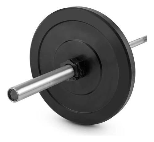 Par Discos Olímpicos Bumper 10 Lb (20 Lb Total) Negro