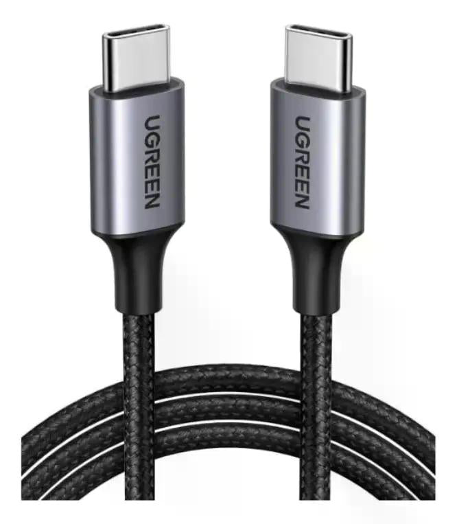 Cable Carga Rapida 4.0 60w 3a Y Datos Usb C 1 Metro Blindado Tenzado Para Notebook Celular
