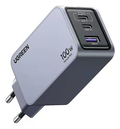 Cargador Rápido Ugreen Nexode Pro 100w 3 Puertos Usb-c Usb-a