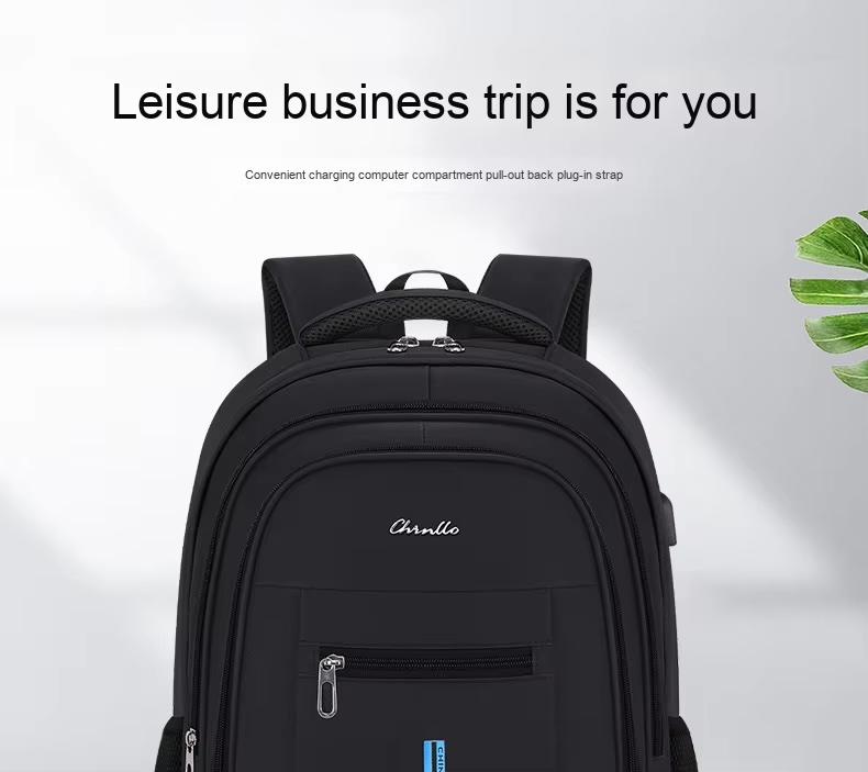Mochila Universitaria Escolar Impermeable Usb Reforzada