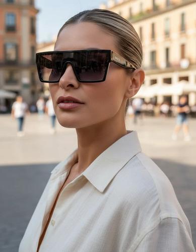 Lentes Anteojos De Sol Ondeck Milan By Sabrina Sosa Milán Negro