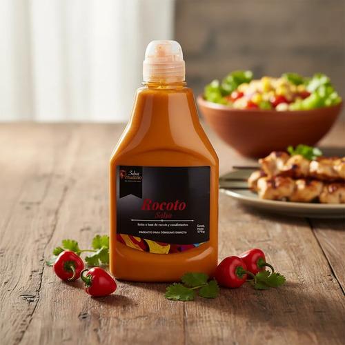 Salsa De Rocoto Sabor Peruano 370 Gr Botella Plástica
