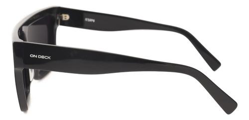 Lentes Anteojos De Sol Ondeck Milan By Sabrina Sosa Milán Negro