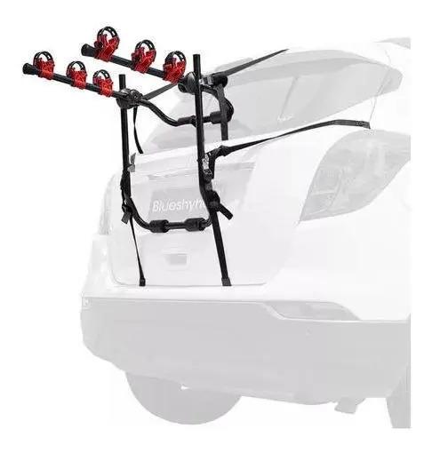 Kit Porta Bicicletas 3 Soportes + Candado Expansible Negro