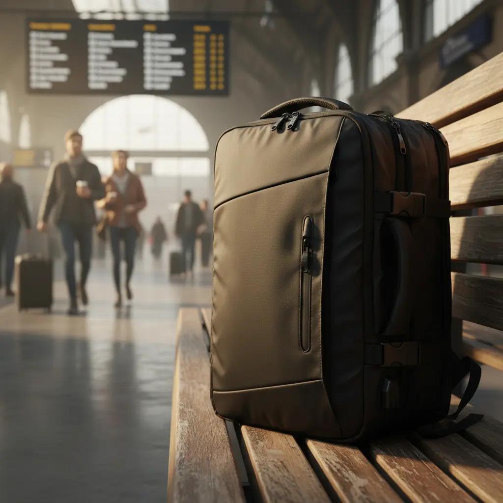 Pack 2 Mochilas Antirrobo Impermeables Expansibles 38l Usb Negro Impermeable