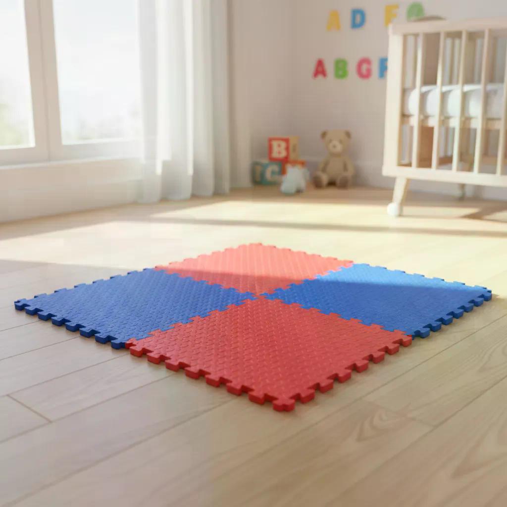 Pack X4 Tatami Piso Goma Eva 50x50x2 Alfombra Ejercicio