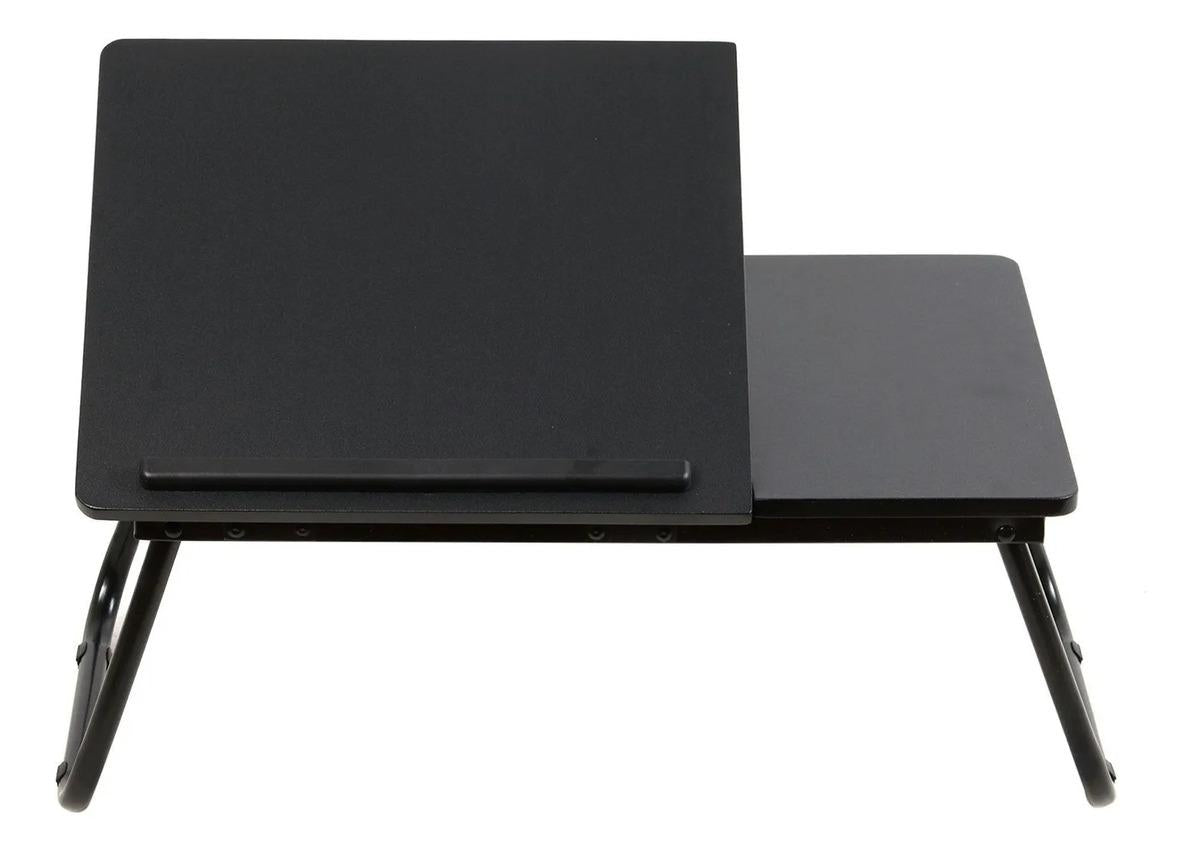 Mesa Plegable Elevable Notebook Para Cama O Sofá Negro
