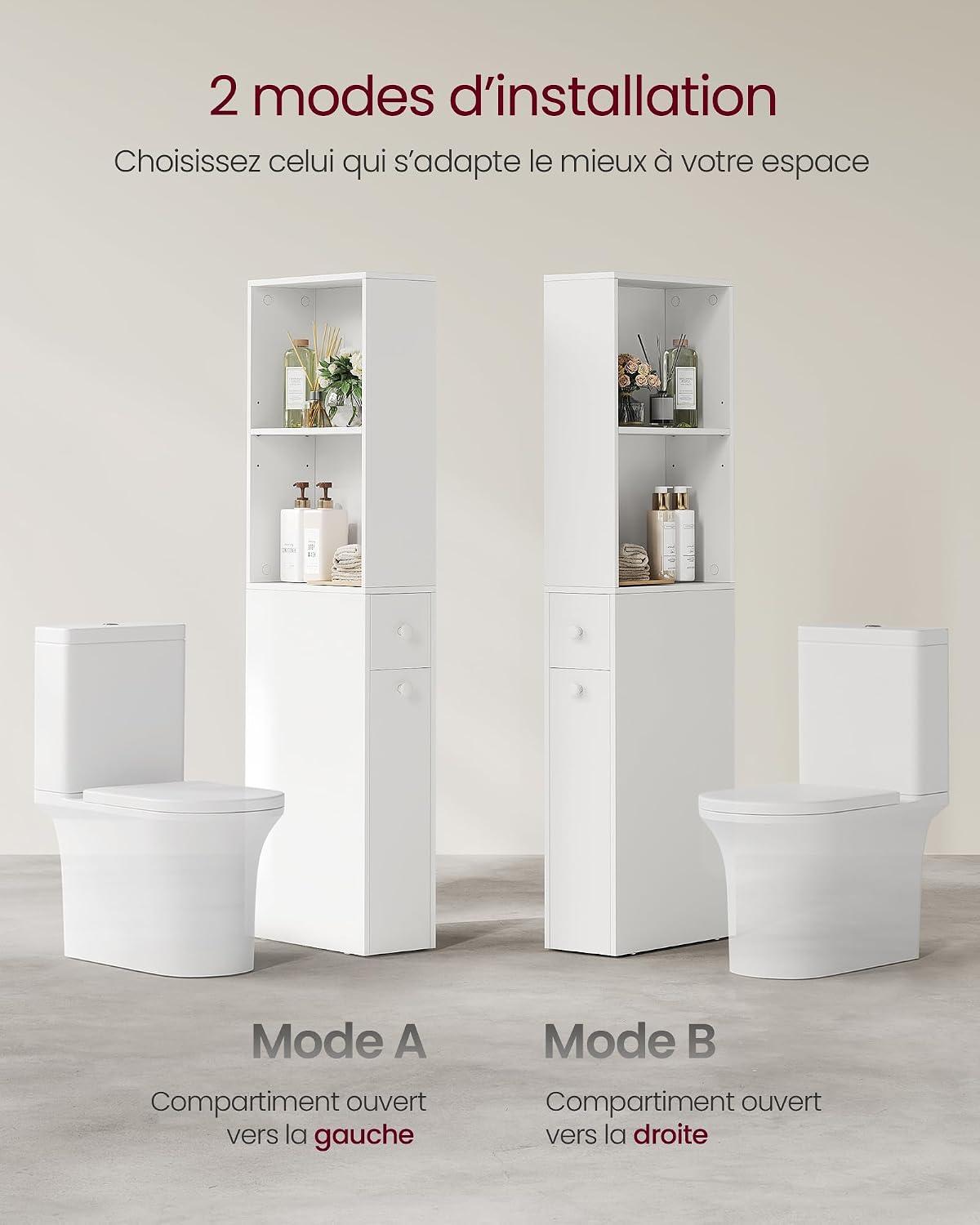 Gabinete Organizador Slim Baño Cocina Con Cajón Y Ruedas