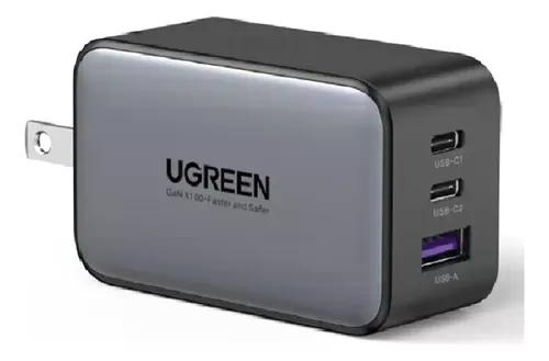 Ugreen 10334 Cd244 Cargador Rapido De Celular 65w Nexode Color Gris