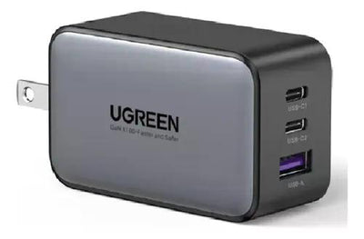 Ugreen 10334 Cd244 Cargador Rapido De Celular 65w Nexode Color Gris