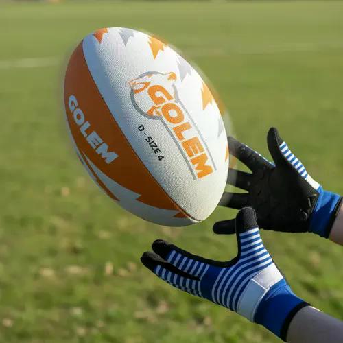 Pelota De Rugby Golem Tamaño 4 - Alta Duración Naranja