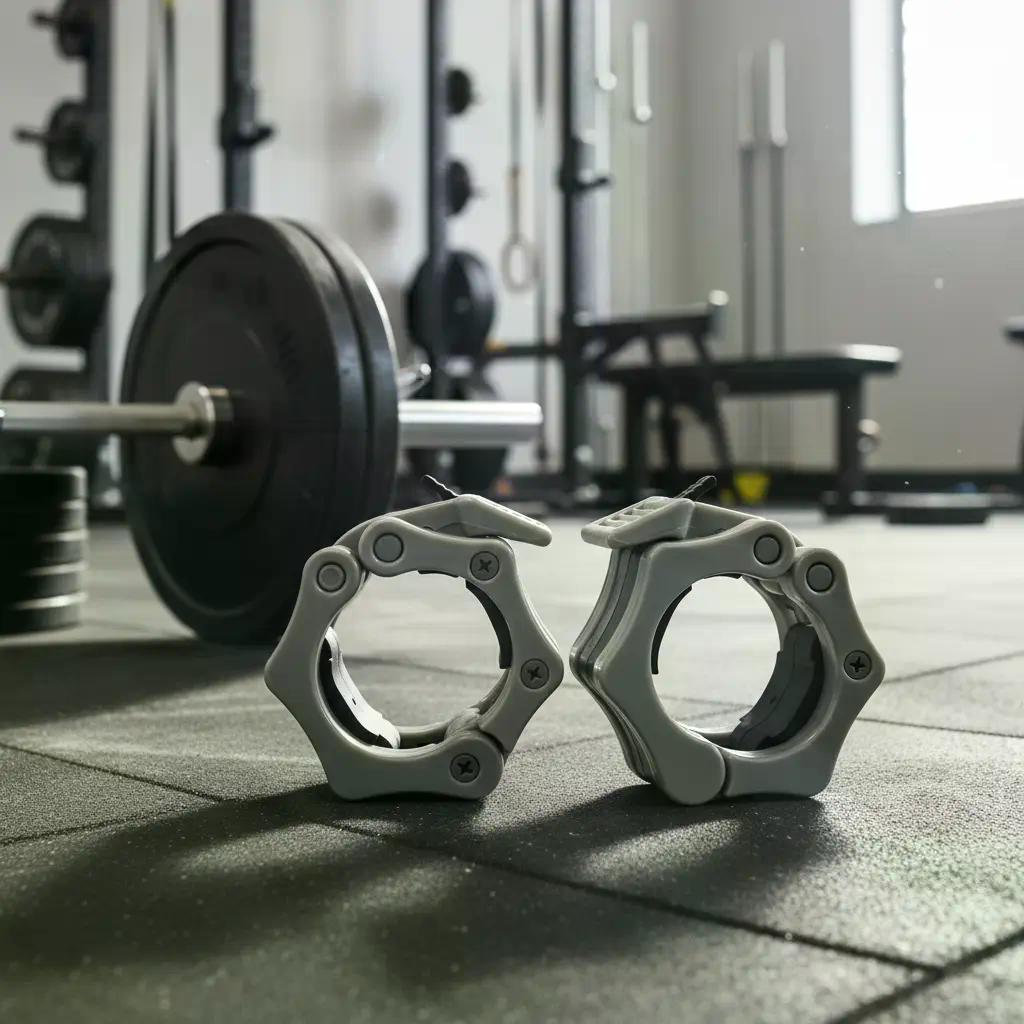 Par De Collarines Barra Olimpica 50mm Pesas Crossfit