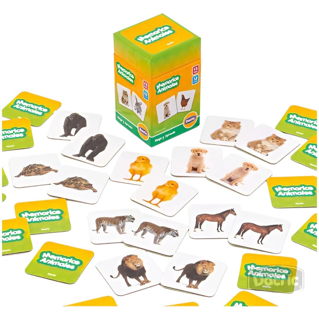 Juego de Mesa Memorice Animales Carton Dactic