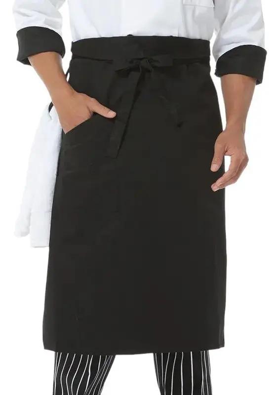 Pack 10 Mandiles Clásicos De Cocina O Salón Negro