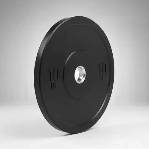 Par Discos Olímpicos Bumper 10 Lb (20 Lb Total) Negro