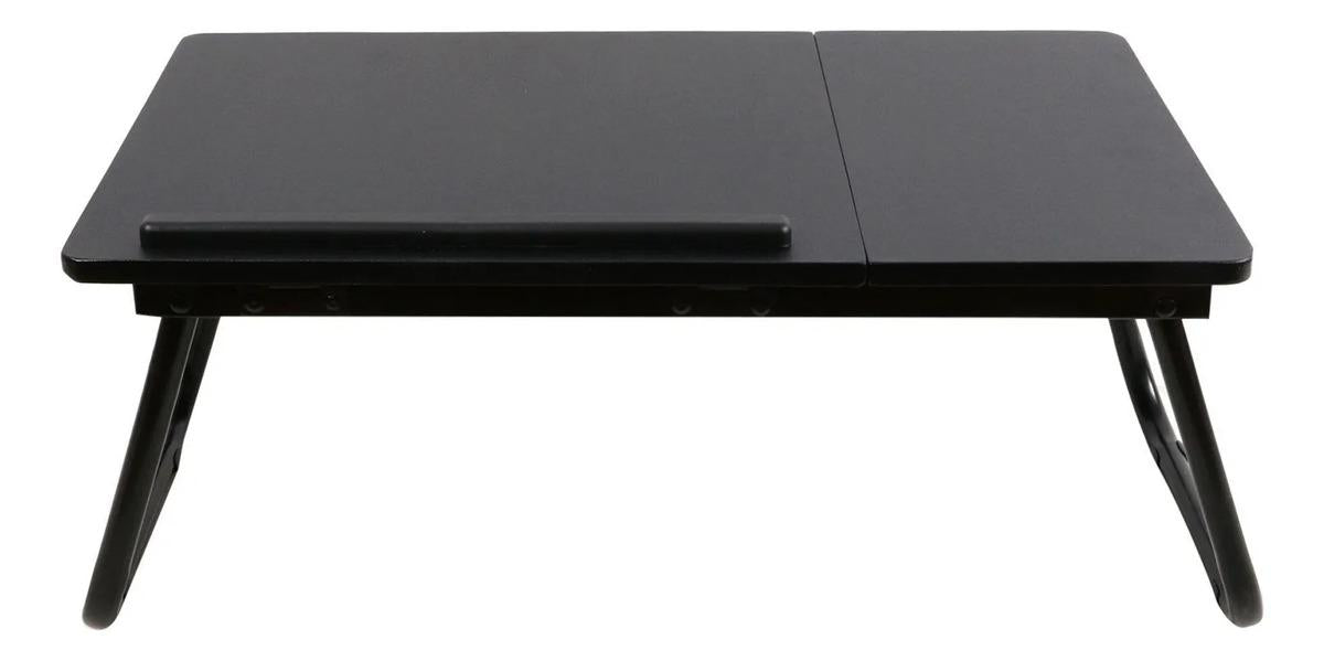 Mesa Plegable Elevable Notebook Para Cama O Sofá Negro