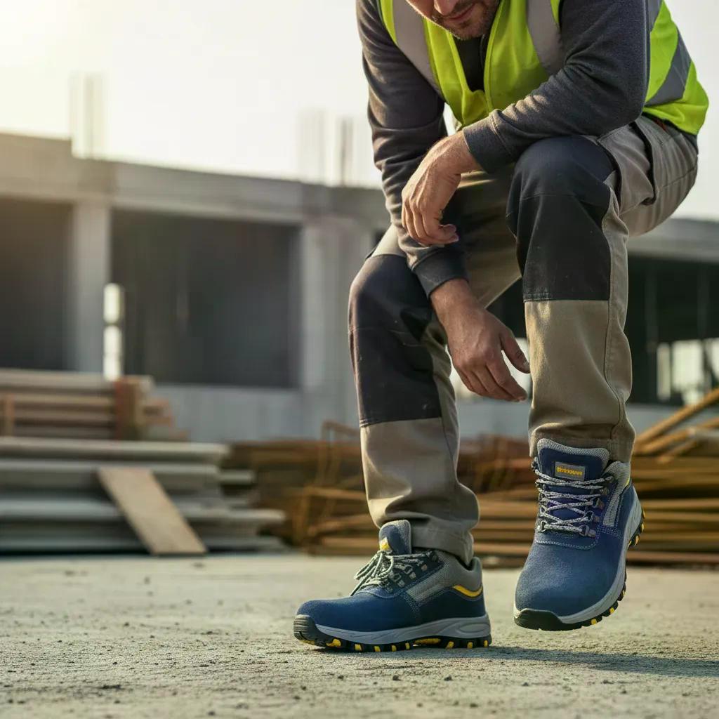 Zapatos De Seguridad Punta De Acero Trabajo Unisex