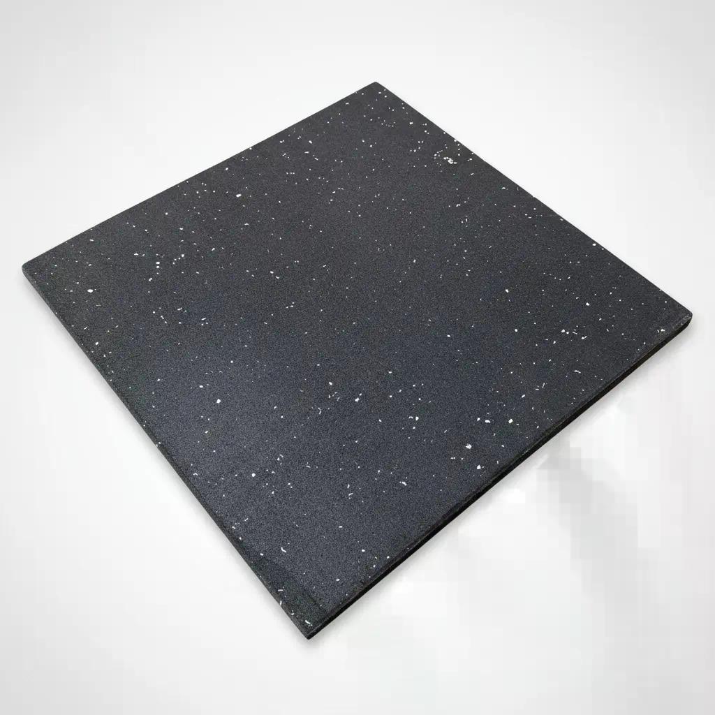 Piso Caucho Gimnasio 50x50cm X Grosor 2cm