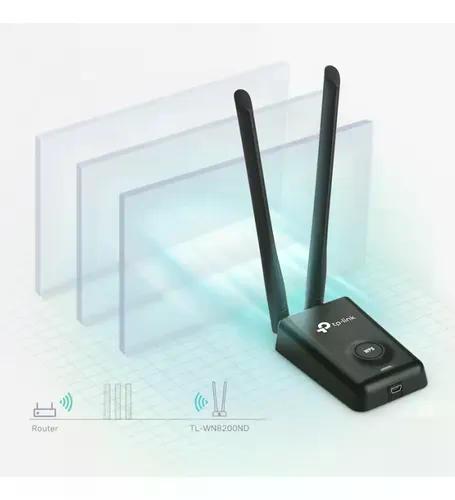 Adaptador Usb Inalámbrico De Alta Potencia Tp-link Wn8200nd