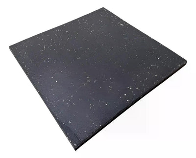 Piso Caucho Gimnasio Alto Trafico 100x100cmx15mm