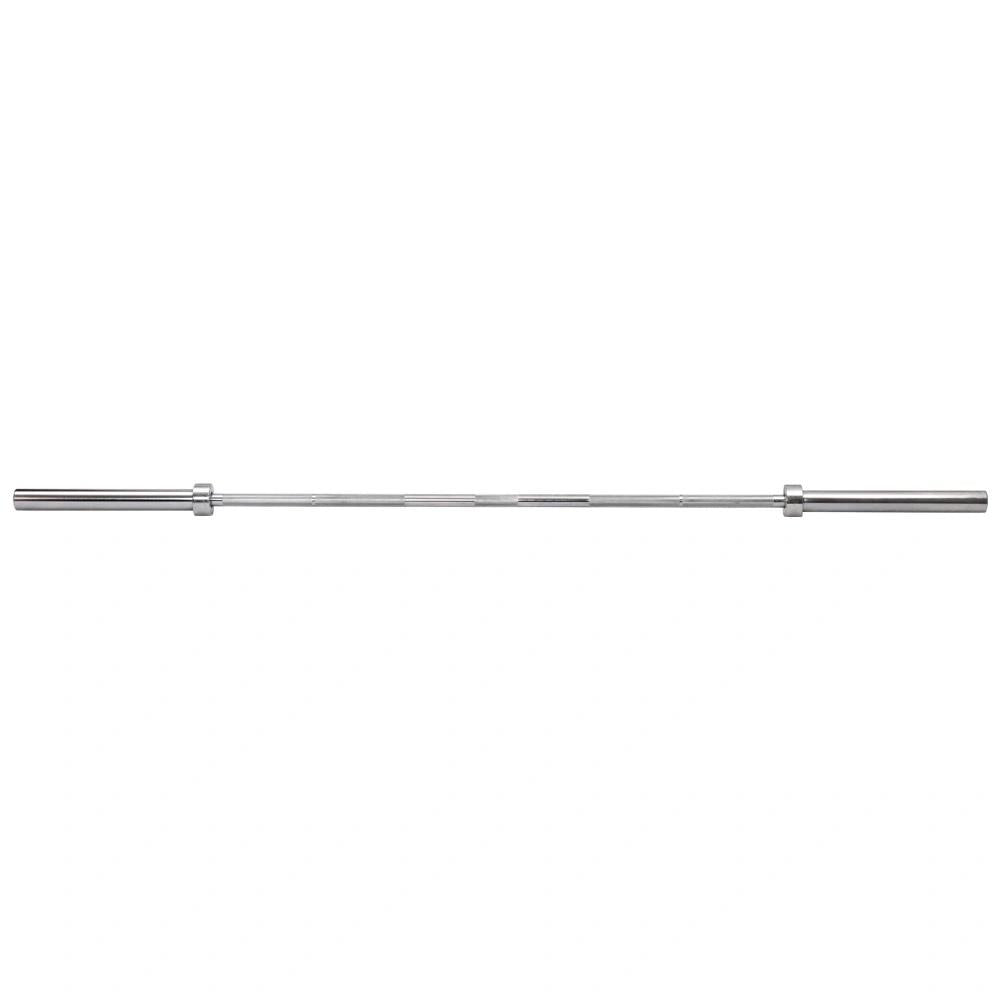 Barra Olimpica Recta 20kg 45 Lb 220cm Cromada Fitness