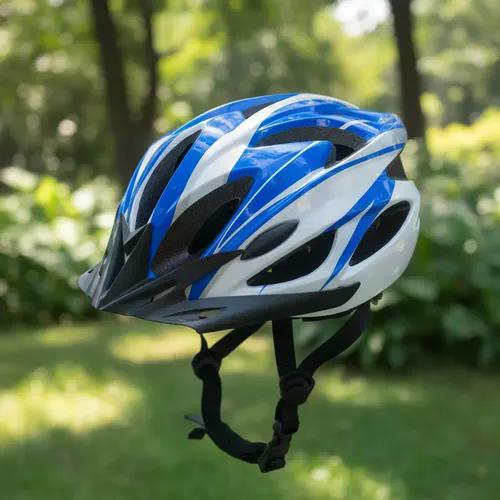 Kit Seguridad Bici Casco Mtb Azul + Candado U-lock Azul M/l