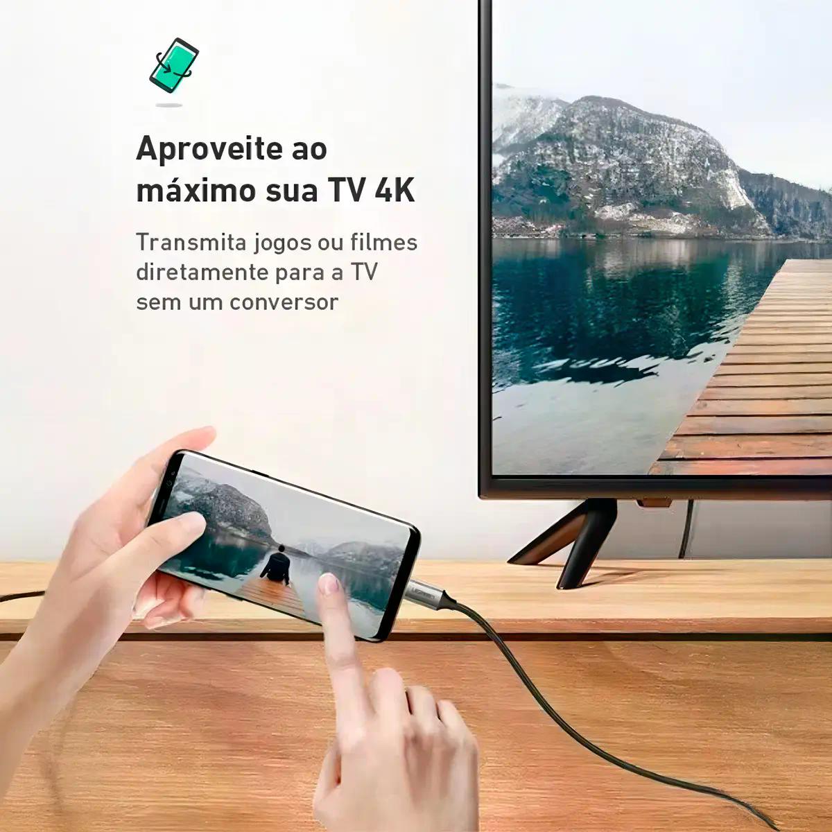 Ugreen Cable Usb C A Hdmi Macho-macho 4k 60 Hz 1.5m Aluminio